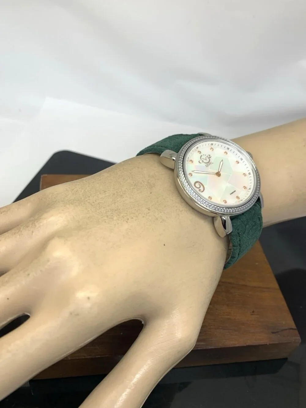 GV2 by Gevril Women's Watch 12600 Ravenna Swiss Quartz Mother of Pearl Dial 37mm